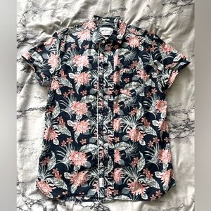 Short Sleeved floral button down